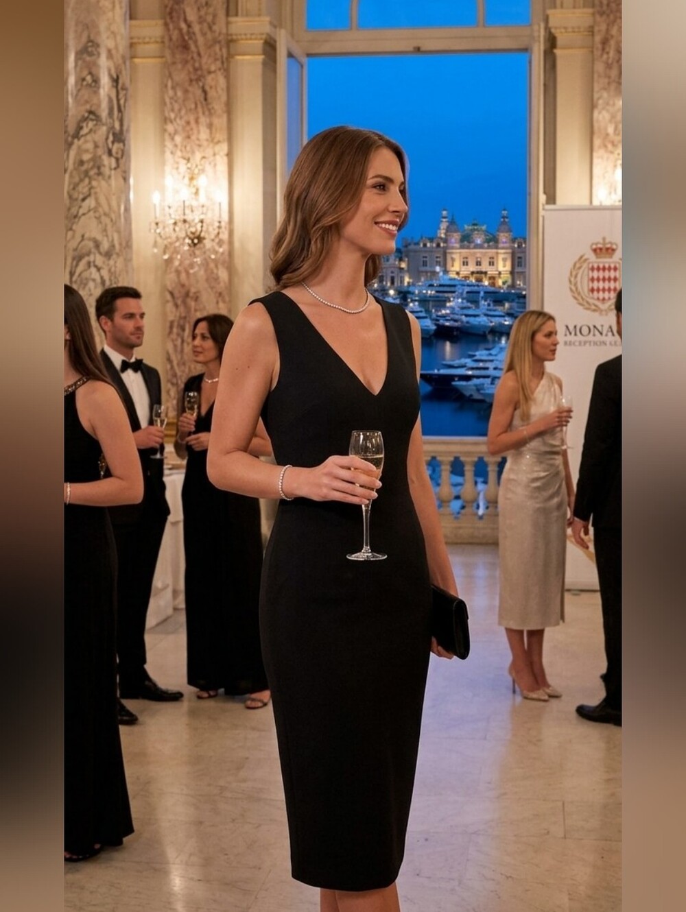 Dolce & Gabbana Black Midi Dress M